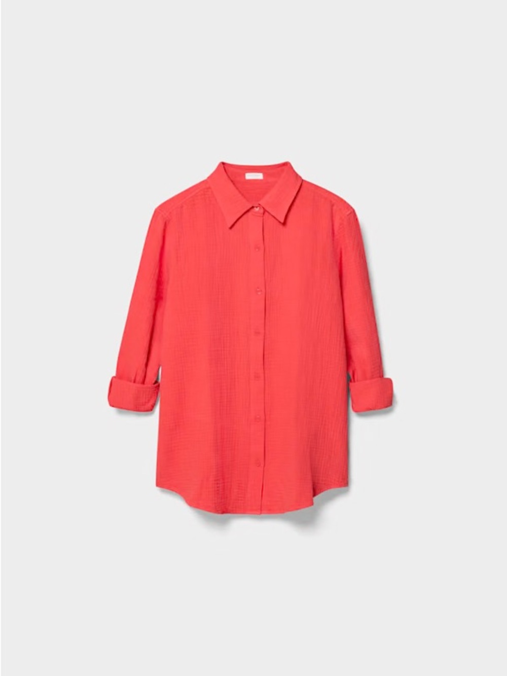 Aritzia Little Moon Sail Shirt — Cherry Red, Size S